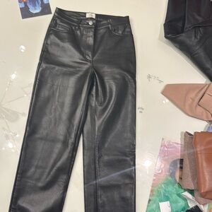 Wilfred by aritzia vegan leather pants